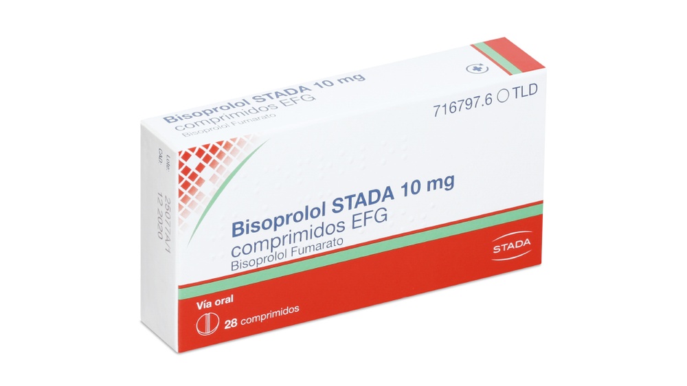 BISOPROLOL STADA 10 mg COMPRIMIDOS