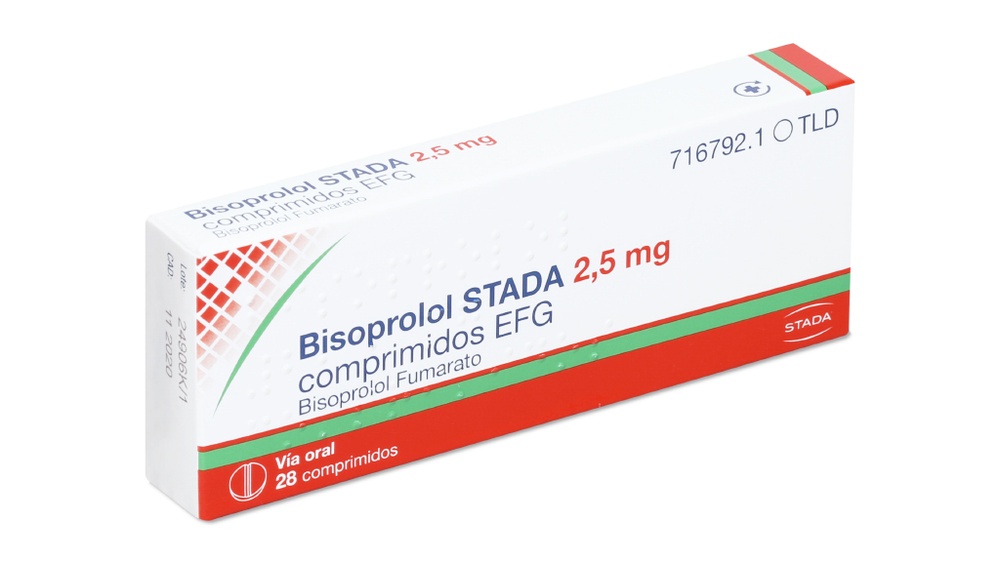 BISOPROLOL STADA 2,5 mg COMPRIMIDOS