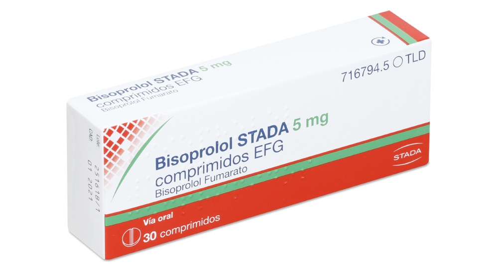 BISOPROLOL STADA 5 mg COMPRIMIDOS