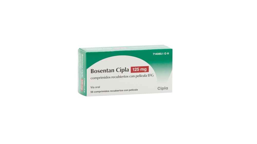 BOSENTAN CIPLA 125 mg COMPRIMIDOS REVESTIDOS POR PELÍCULA