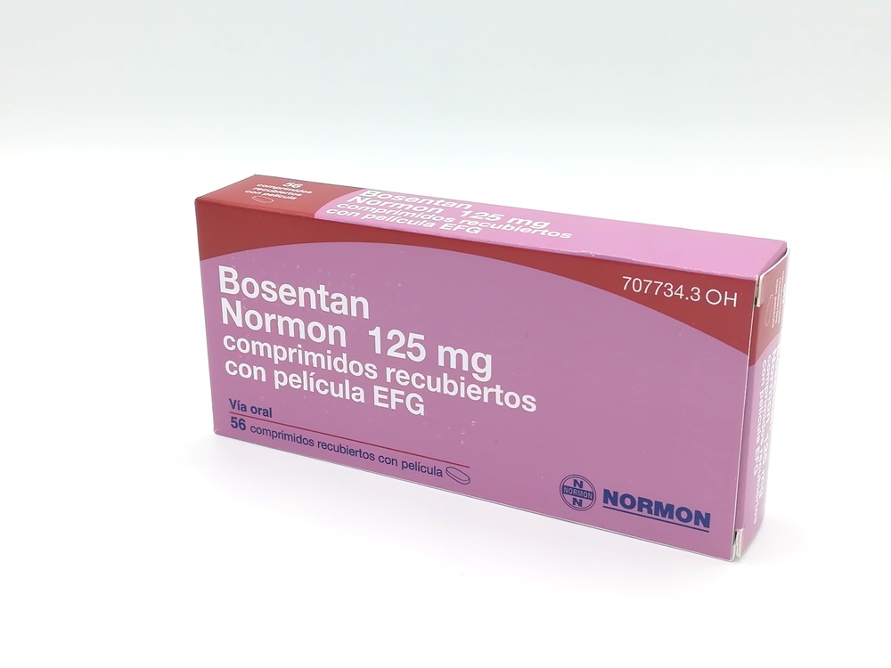 BOSENTAN NORMON 125 mg COMPRIMIDOS REVESTIDOS POR PELÍCULA