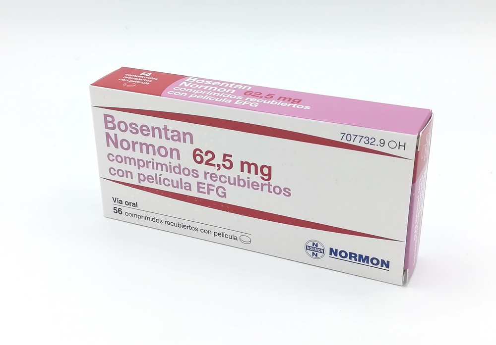 BOSENTAN NORMON 62,5 mg COMPRIMIDOS REVESTIDOS POR PELÍCULA