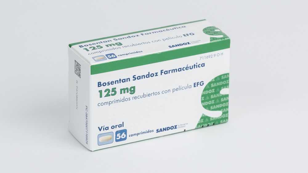 BOSENTAN SANDOZ FARMACEUTICA 125 mg COMPRIMIDOS REVESTIDOS POR PELÍCULA