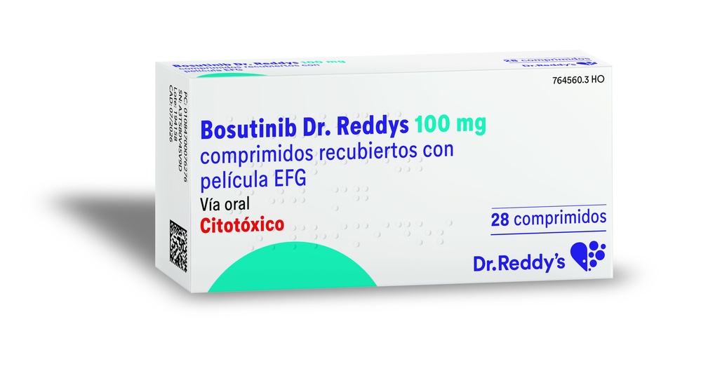 BOSUTINIB DR. REDDYS 100 mg COMPRIMIDOS REVESTIDOS POR PELÍCULA