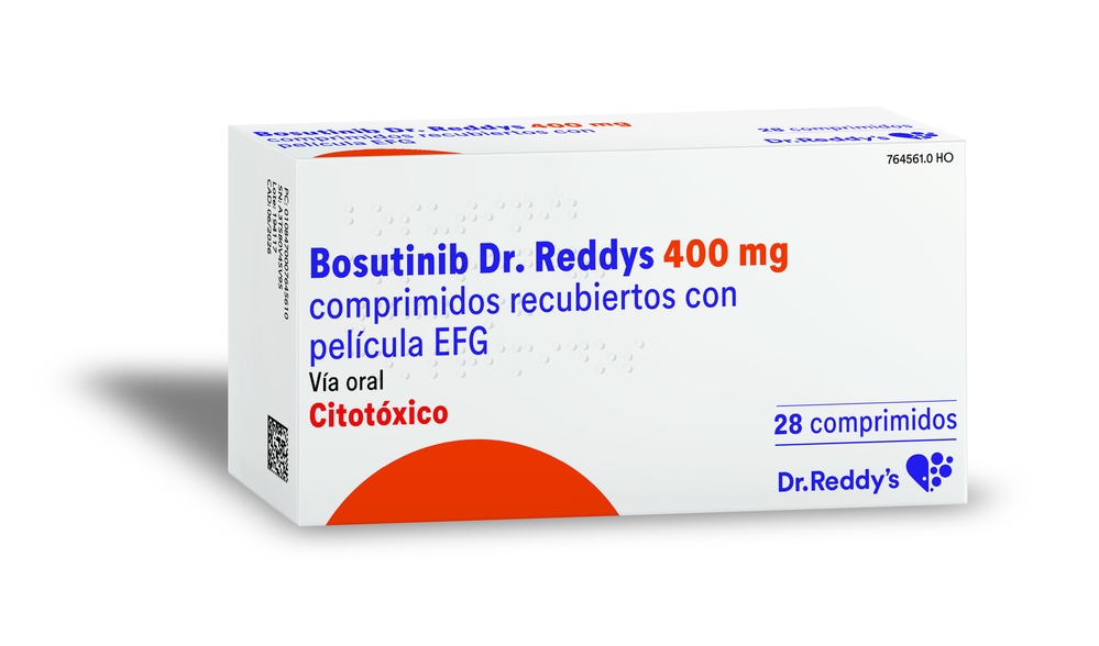 BOSUTINIB DR. REDDYS 400 mg COMPRIMIDOS REVESTIDOS POR PELÍCULA