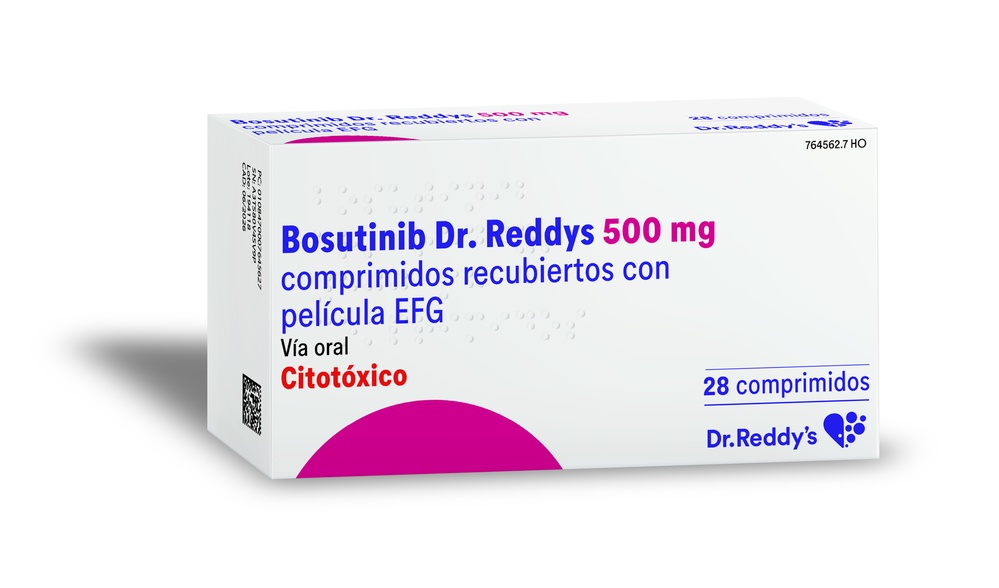 BOSUTINIB DR. REDDYS 500 COMPRIMIDOS REVESTIDOS POR PELÍCULA