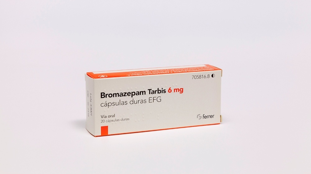 BROMAZEPAM TARBIS 6 mg CÁPSULAS DURAS