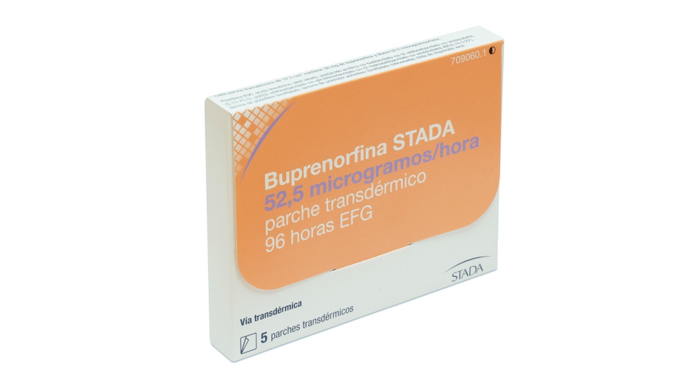 BUPRENORFINA STADA 52,5 microgramas/hora penso transdérmico 96 horas