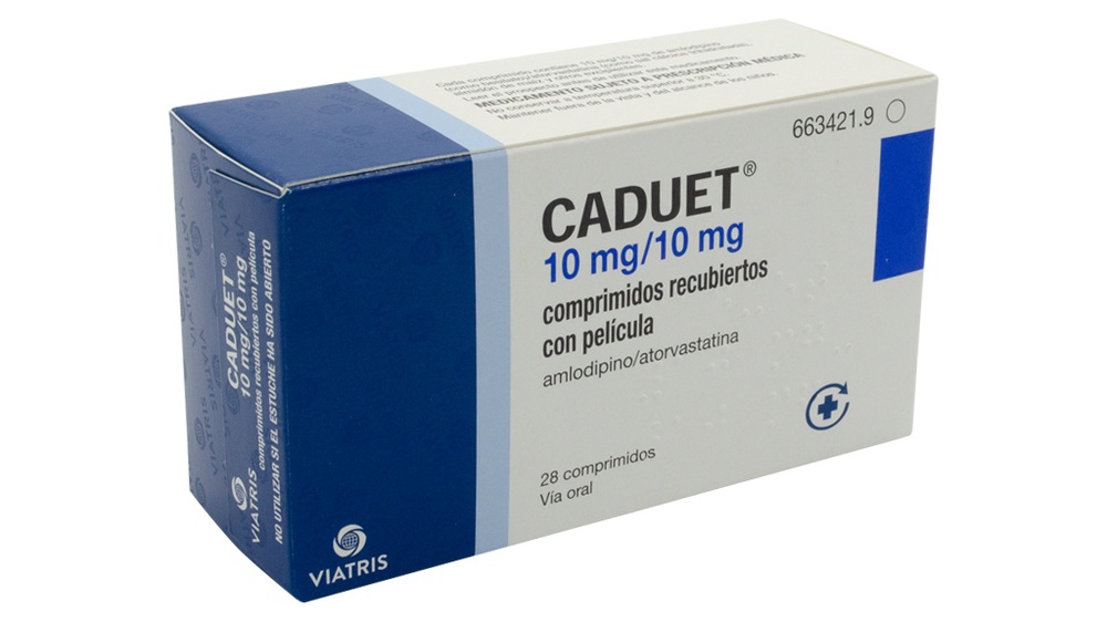 CADUET 10 mg/10 mg COMPRIMIDOS REVESTIDOS POR PELÍCULA