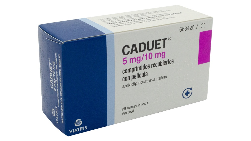 CADUET 5 mg/10 mg COMPRIMIDOS REVESTIDOS POR PELÍCULA