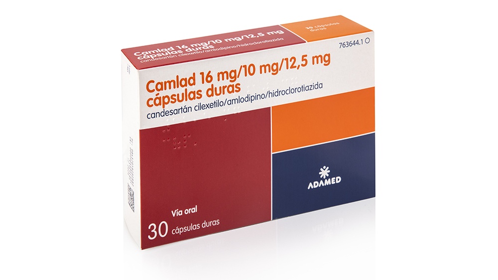 CAMLAD 16 mg/10 mg/12,5 mg CÁPSULAS DURAS