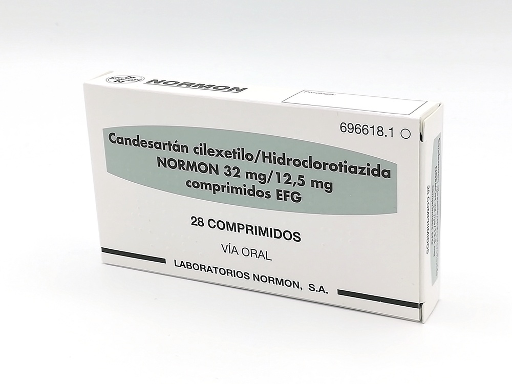 Candesartano Cilexetilo/Hidroclorotiazida Normon 32 mg/12,5 mg Comprimidos