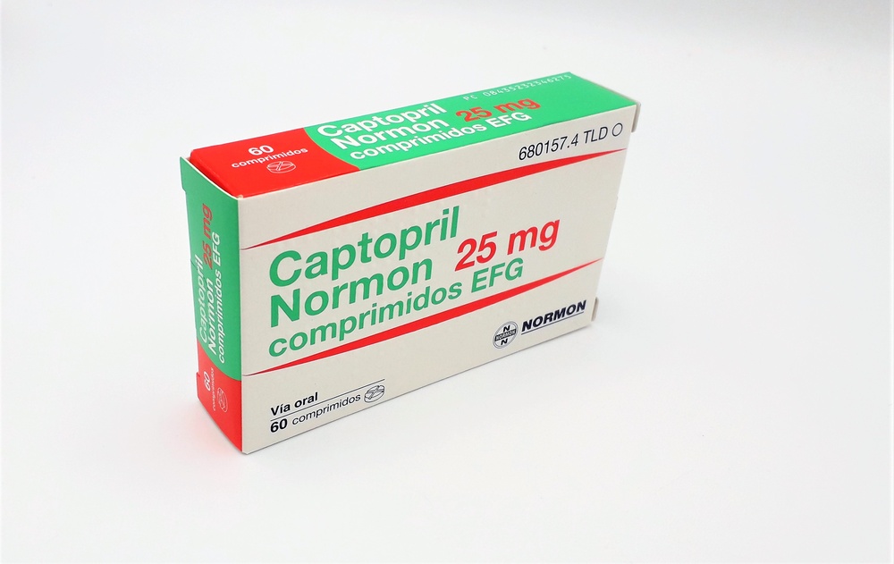CAPTOPRIL NORMON 25 mg COMPRIMIDOS