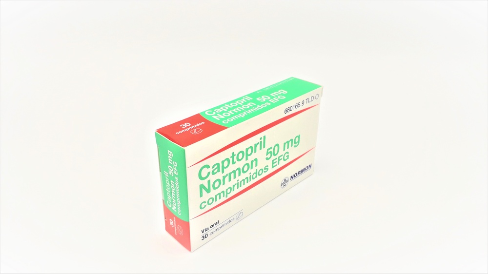 CAPTOPRIL NORMON 50 mg COMPRIMIDOS