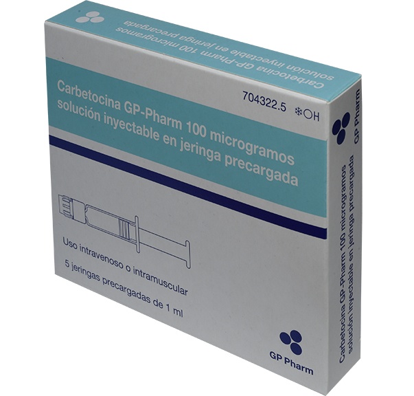 CARBETOCINA GP-PHARM 100 microgramas Solução injetável em seringa pré-carregada