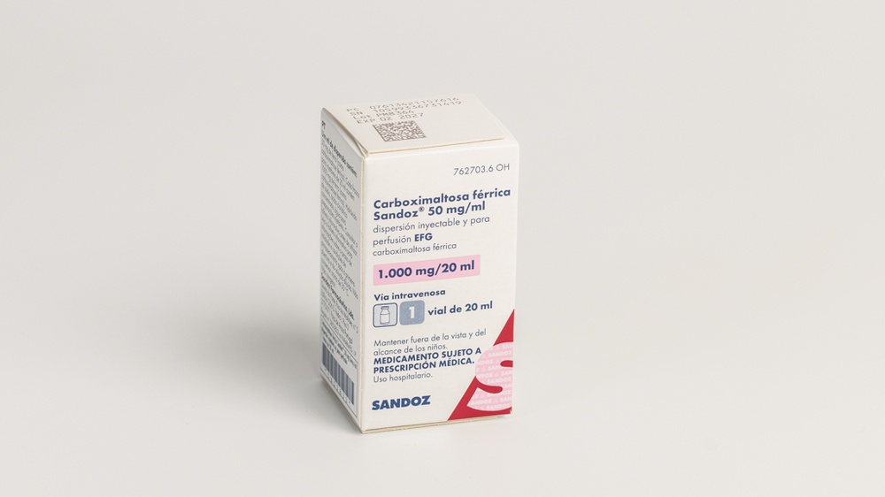 CARBOXIMALTOSA FERRICA SANDOZ 50 mg/ml DISPERSÃO INJETÁVEL PARA PERFUSÃO