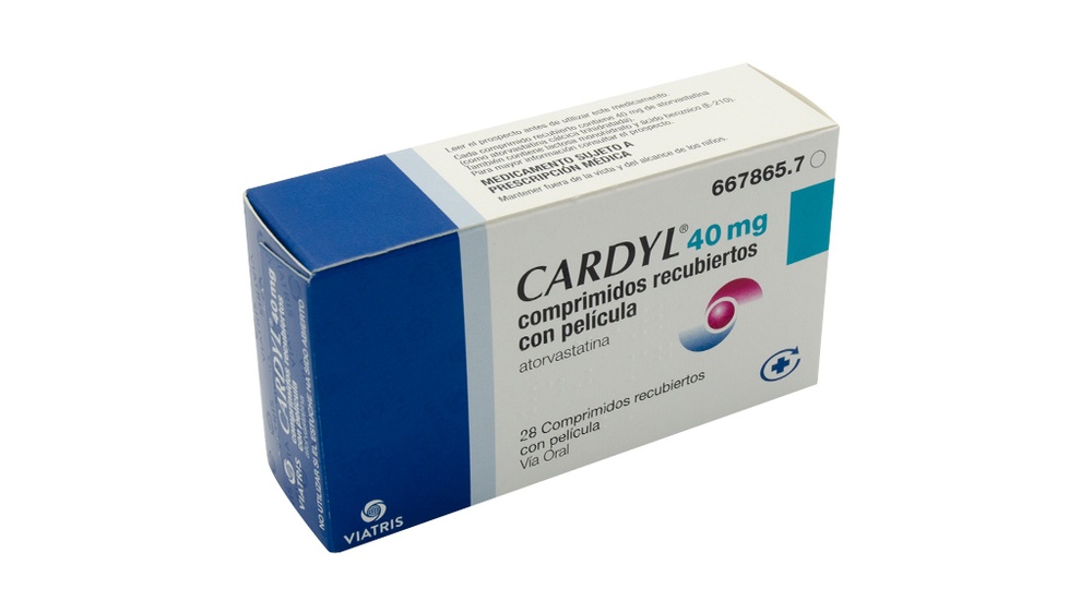 CARDYL 40 mg COMPRIMIDOS REVESTIDOS POR PELÍCULA