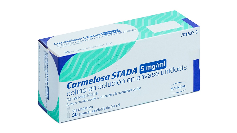 CARMELOSE STADA 5 mg/ml COLÍRIO EM SOLUÇÃO EM EMBALAGEM UNIDOSE