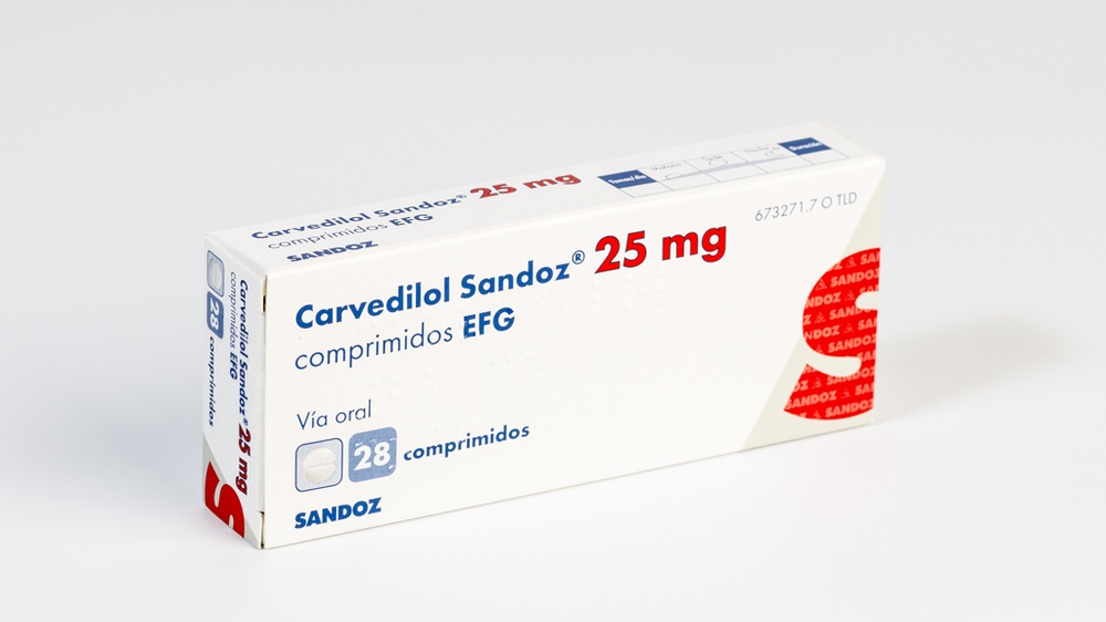 CARVEDILOL SANDOZ 25 mg COMPRIMIDOS