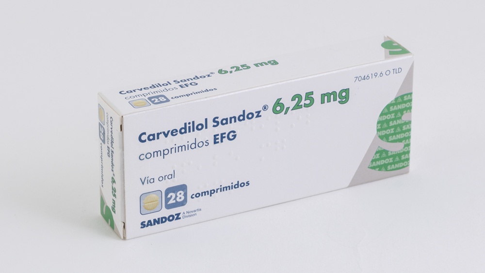CARVEDILOL SANDOZ 6,25 mg COMPRIMIDOS