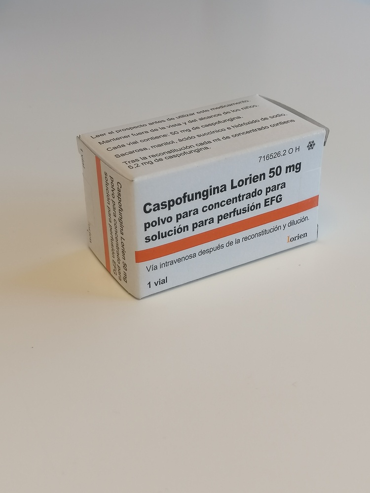 CASPOFUNGINA LORIEN 50 mg PÓ PARA CONCENTRADO PARA SOLUÇÃO PARA PERFUSÃO
