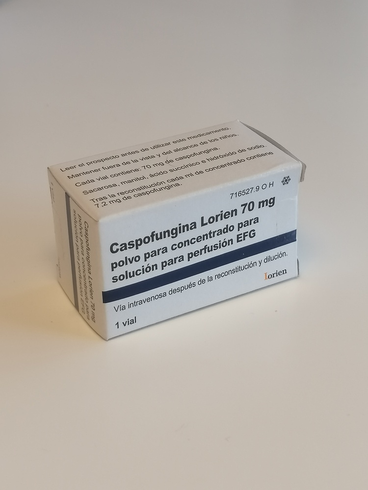 CASPOFUNGINA LORIEN 70 mg PÓ PARA CONCENTRADO PARA SOLUÇÃO PARA PERFUSÃO