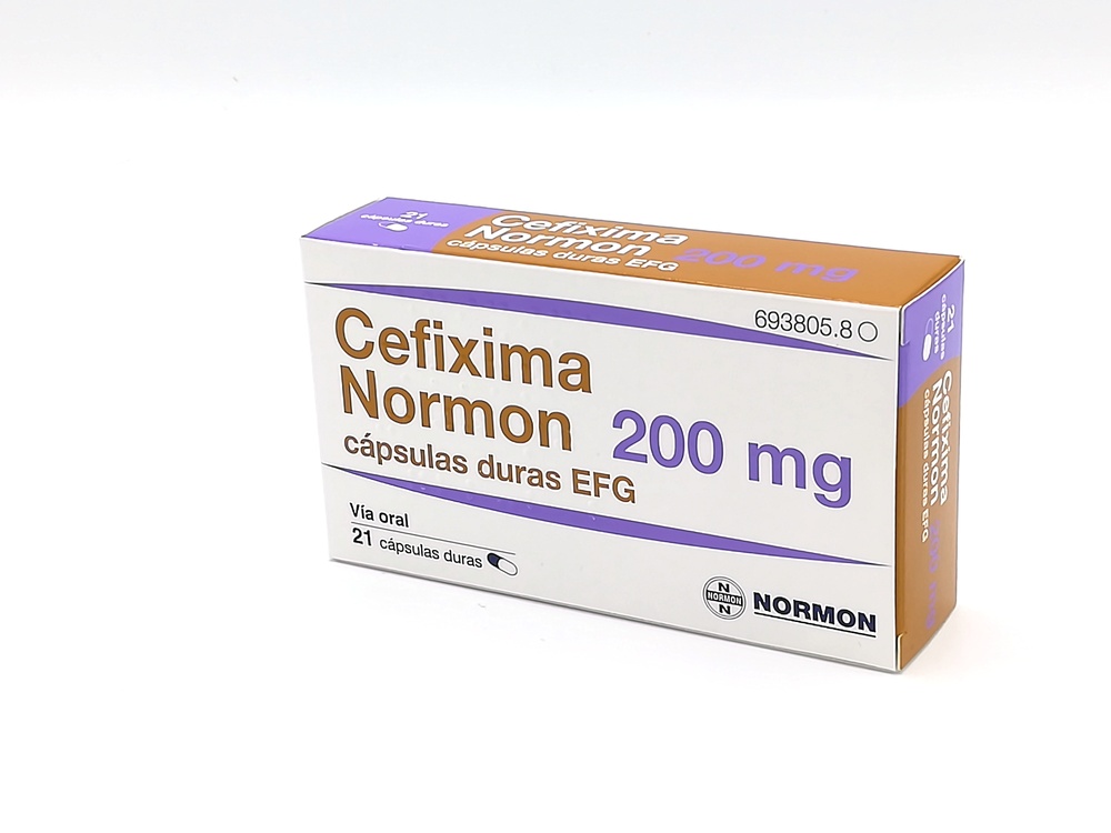 CEFIXIMA NORMON 200 mg CÁPSULAS DURAS