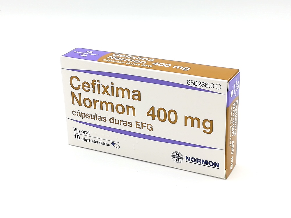 CEFIXIMA NORMON 400 mg CÁPSULAS DURAS