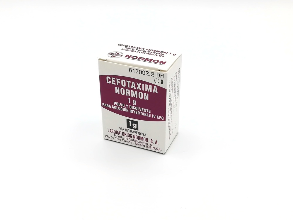 CEFOTAXIMA NORMON 1 g PÓ E SOLVENTE PARA SOLUÇÃO INJETÁVEL