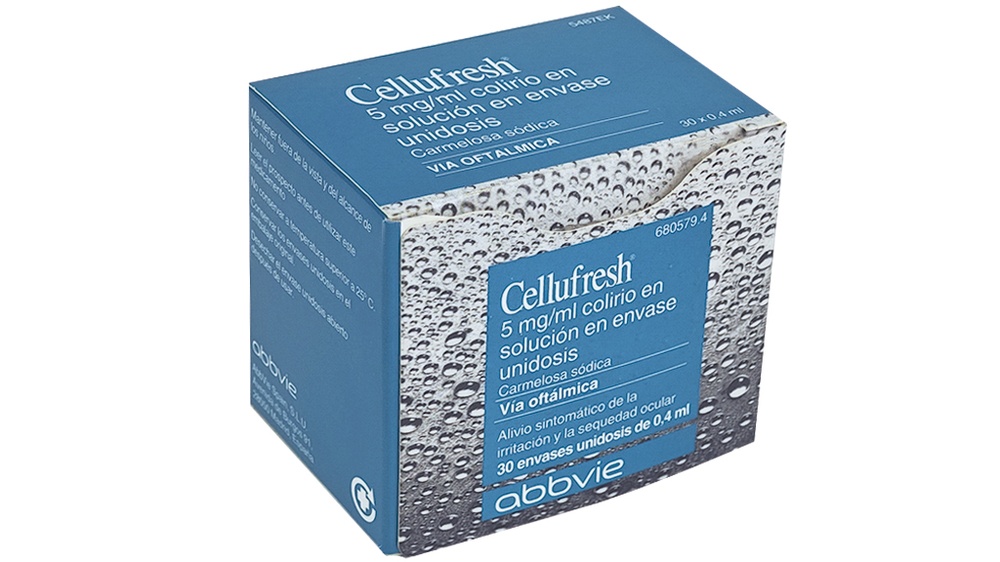 CELLUFRESH 5 mg/ml COLÍRIO EM SOLUÇÃO EM EMBALAGEM UNIDOSE