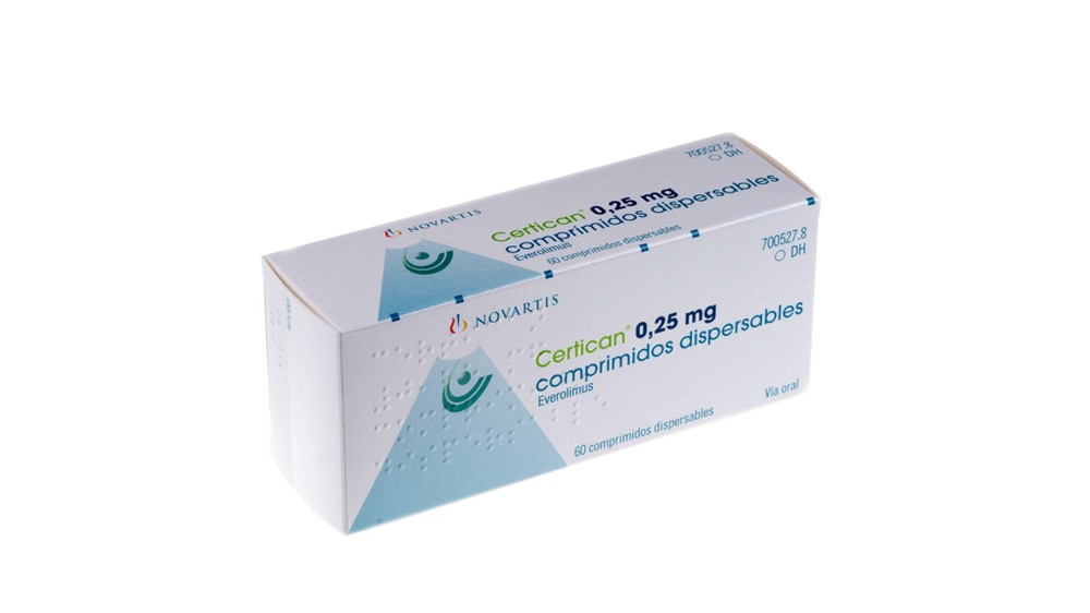 CERTICAN 0,25 mg COMPRIMIDOS DISPERSÍVEIS