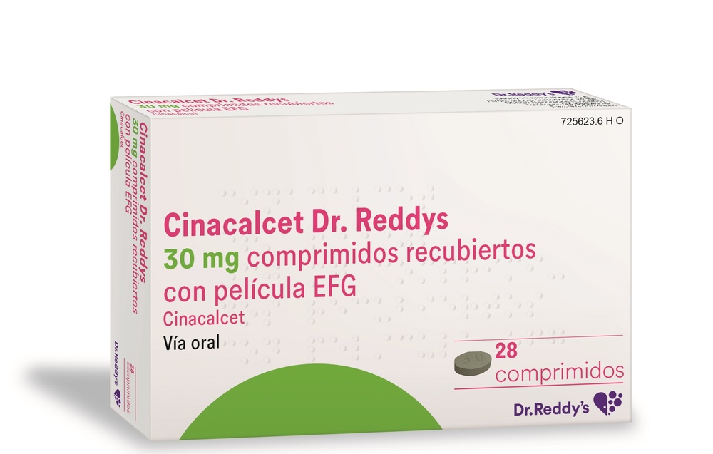 CINACALCET DR. REDDYS 30 mg COMPRIMIDOS REVESTIDOS POR PELÍCULA