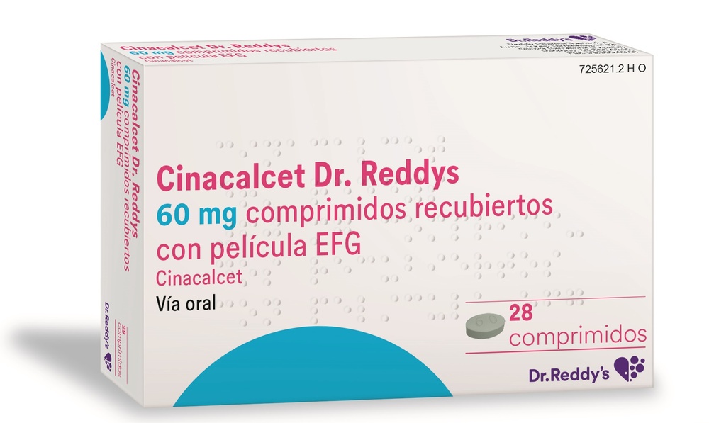 CINACALCET DR. REDDYS 60 mg COMPRIMIDOS REVESTIDOS POR PELÍCULA