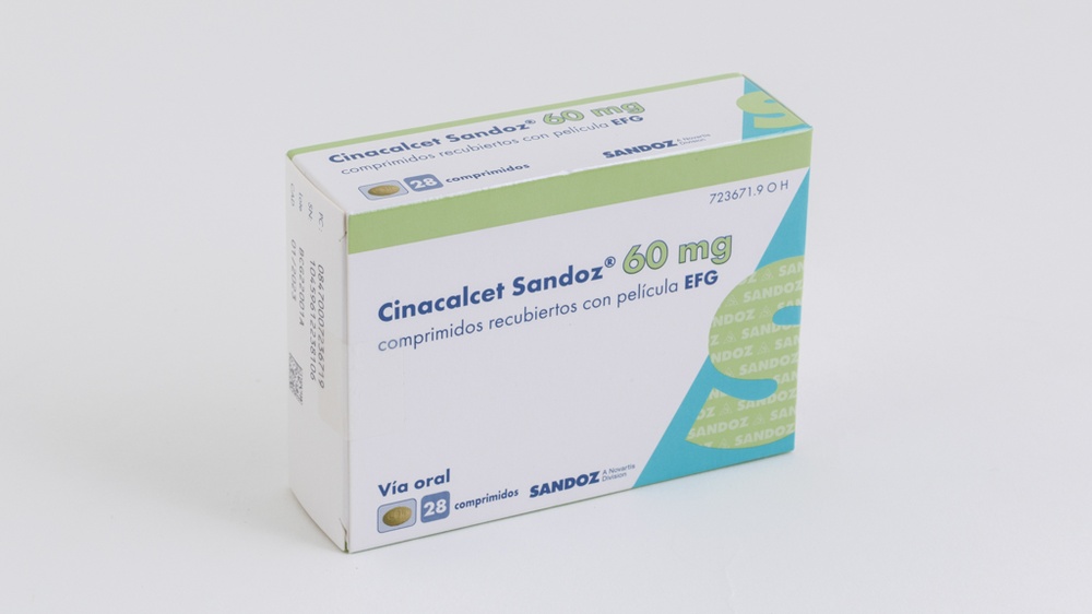 CINACALCET SANDOZ 60 mg COMPRIMIDOS REVESTIDOS POR PELÍCULA