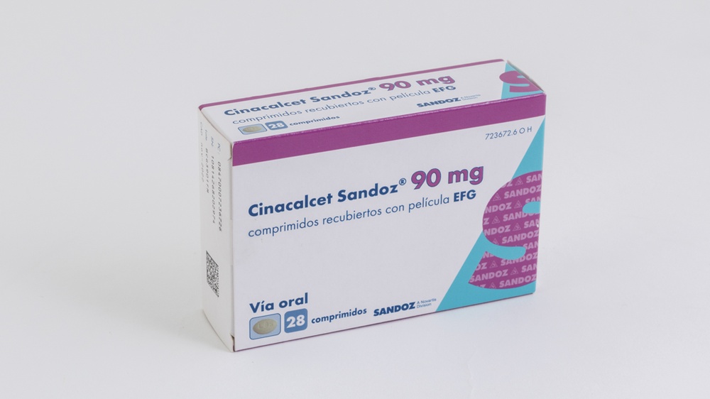CINACALCET SANDOZ 90 mg COMPRIMIDOS REVESTIDOS POR PELÍCULA