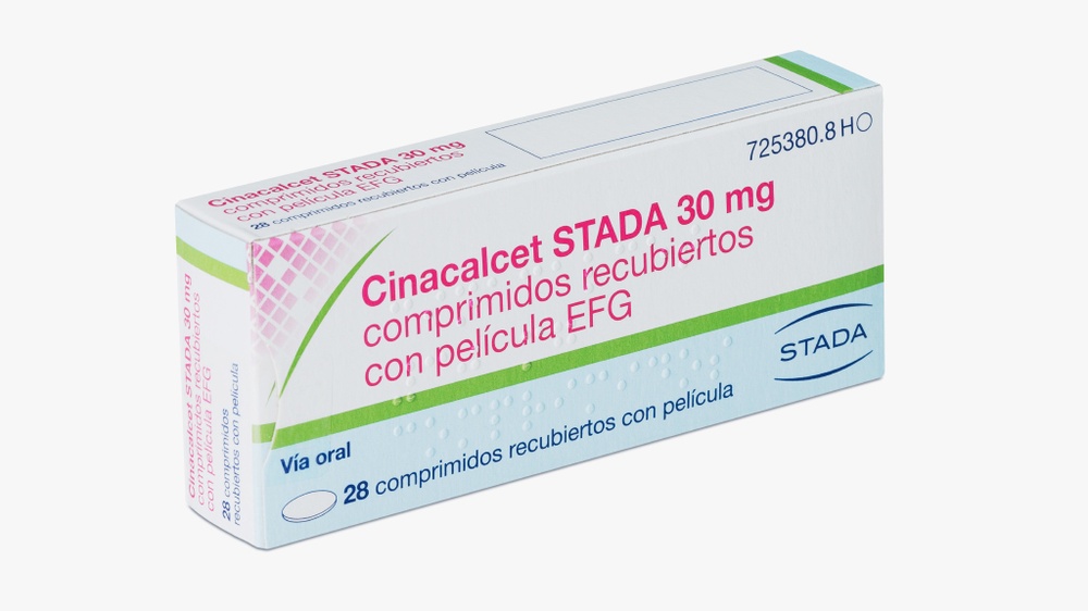 CINACALCET STADA 30 mg COMPRIMIDOS REVESTIDOS POR PELÍCULA