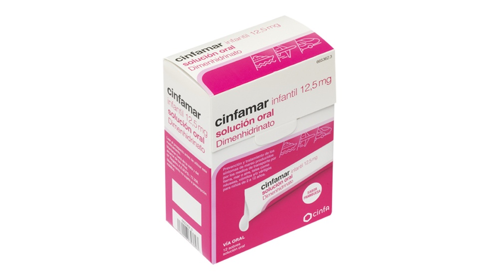 CINFAMAR INFANTIL 12,5 mg SOLUÇÃO ORAL