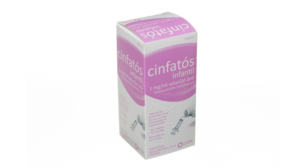 CINFATOS ANTITUSSIVO INFANTIL 1 mg / ml SOLUÇÃO ORAL