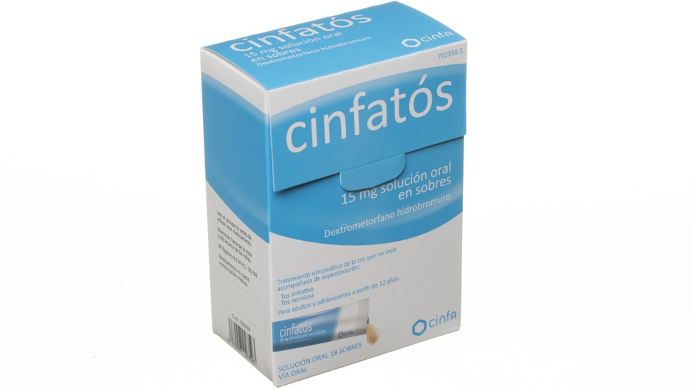 CINFATOS 15 mg SOLUÇÃO ORAL EM SACHÉS