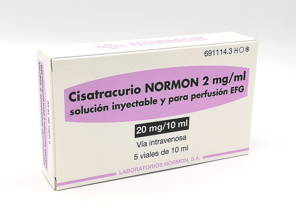 CISATRACURIO NORMON 2 mg/ml SOLUÇÃO INJETÁVEL E PARA PERFUSÃO EFG