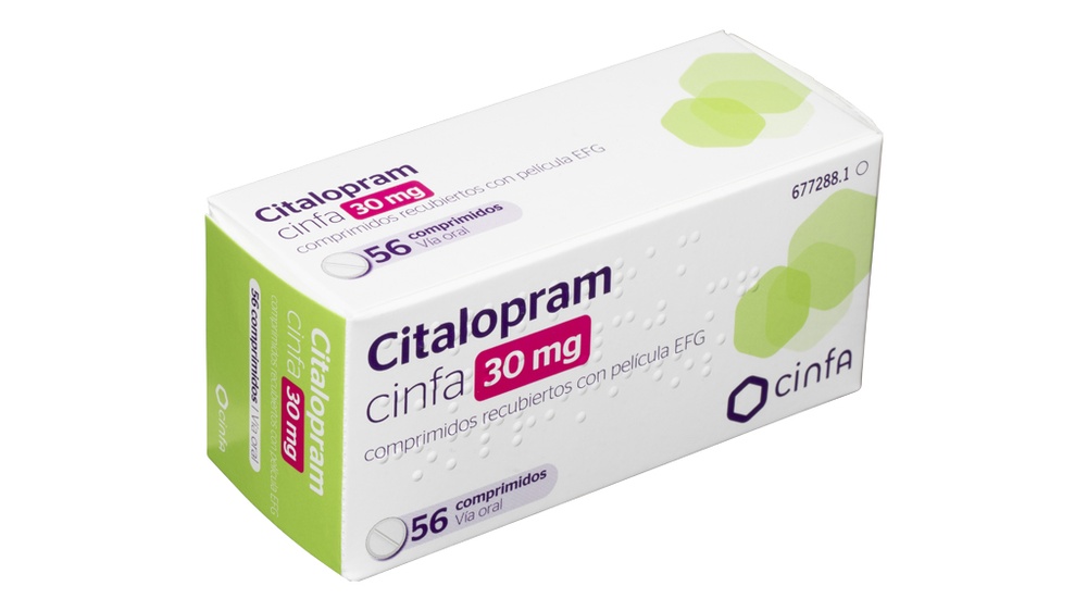 CITALOPRAM CINFA 30 mg COMPRIMIDOS REVESTIDOS POR PELÍCULA