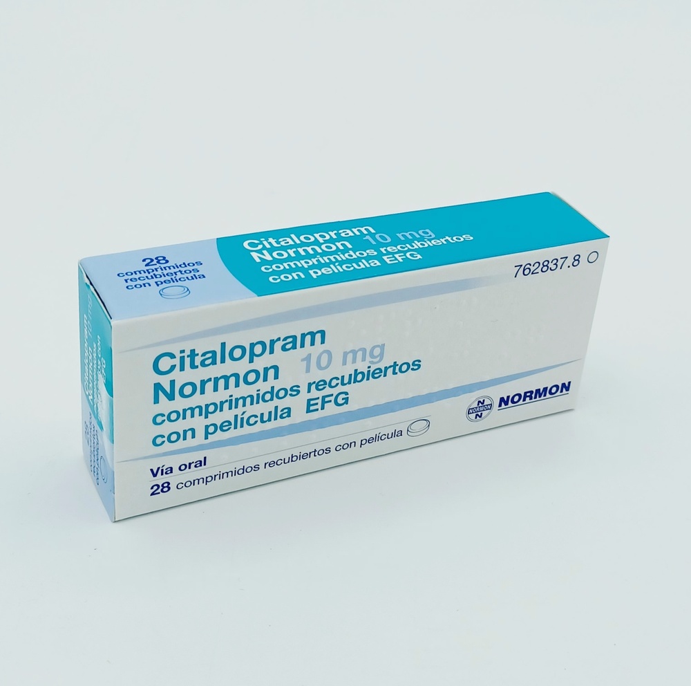 CITALOPRAM NORMON 10 mg COMPRIMIDOS REVESTIDOS POR PELÍCULA