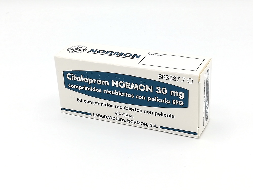 CITALOPRAM NORMON 30 mg COMPRIMIDOS REVESTIDOS POR PELÍCULA