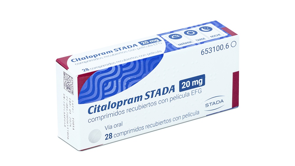 CITALOPRAM STADA 20 mg COMPRIMIDOS REVESTIDOS POR PELÍCULA