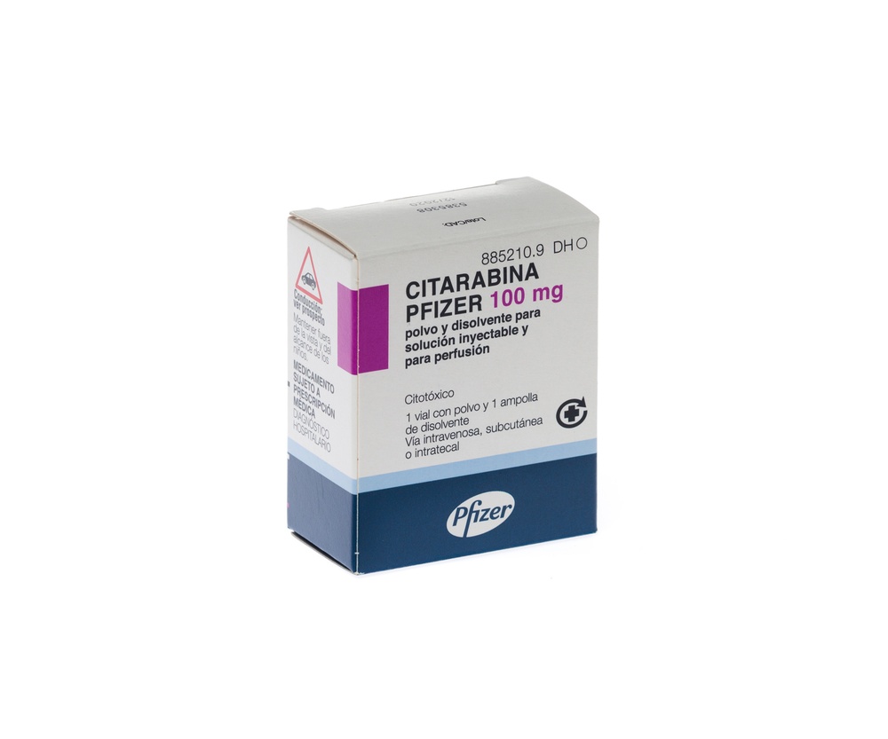 CITARABINA PFIZER 100 mg PÓ E SOLVENTE PARA SOLUÇÃO INJETÁVEL E PARA PERFUSÃO