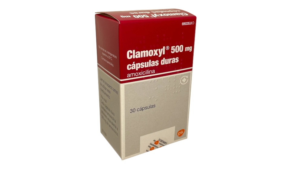 CLAMOXYL 500 mg CÁPSULAS DURAS