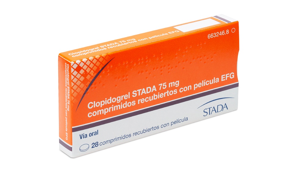 CLOPIDOGREL STADA 75 mg COMPRIMIDOS REVESTIDOS POR PELÍCULA