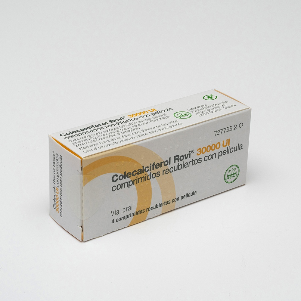 COLECALCIFEROL ROVI 30.000 UI COMPRIMIDOS REVESTIDOS POR PELÍCULA