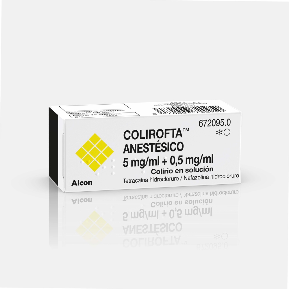 COLIROFTA ANESTÉSICO 5 mg/ml + 0,5 mg/ml COLÍRIO EM SOLUÇÃO