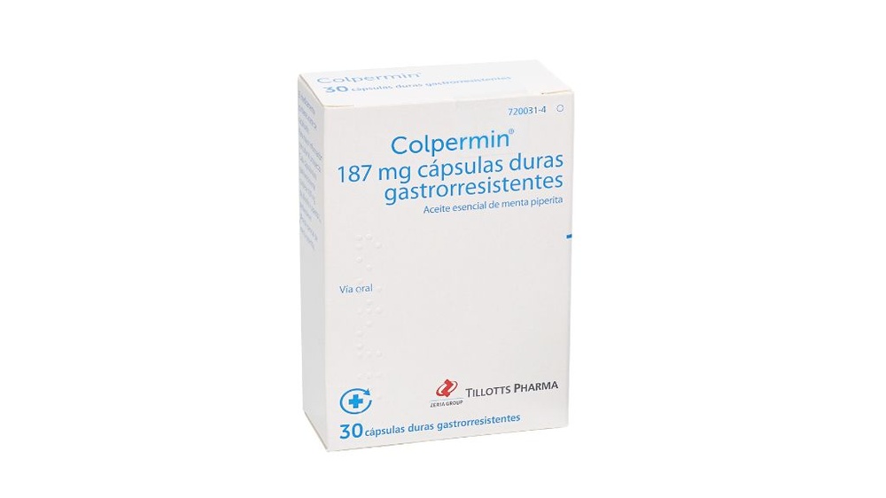COLPERMIN 187 mg CÁPSULAS DURAS GASTRORRESISTENTES